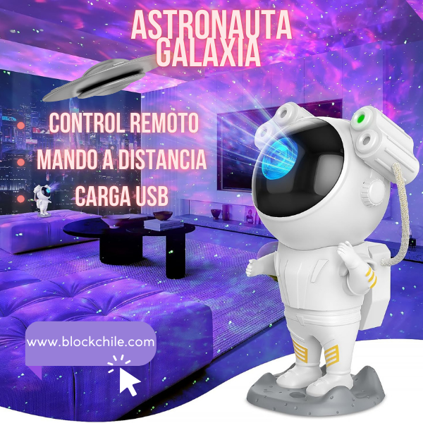 ASTRONAUTA PROYECTOR DE GALAXIA MAGICA 360 🚀🌟